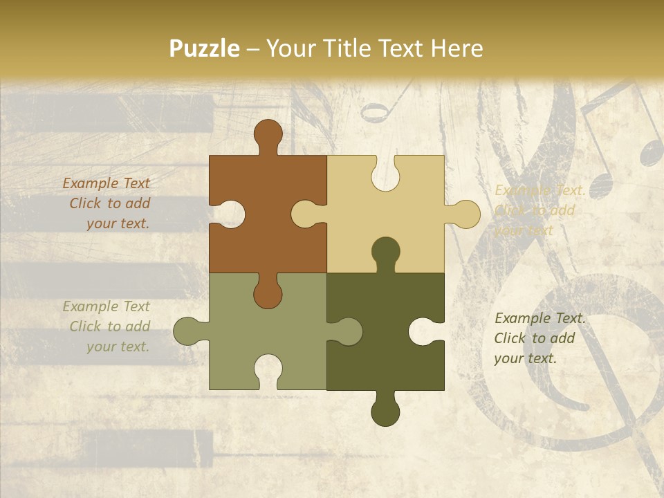 Grubby Lines Stripes PowerPoint Template