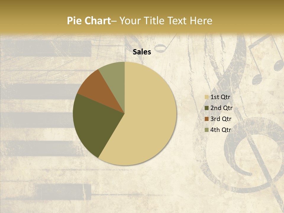 Grubby Lines Stripes PowerPoint Template
