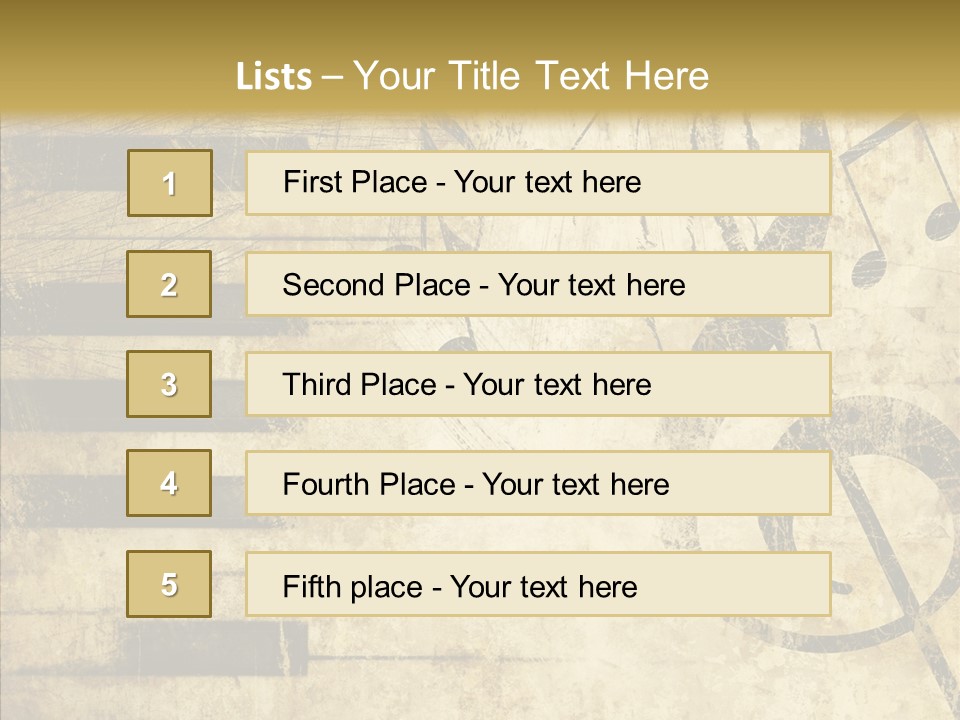 Grubby Lines Stripes PowerPoint Template
