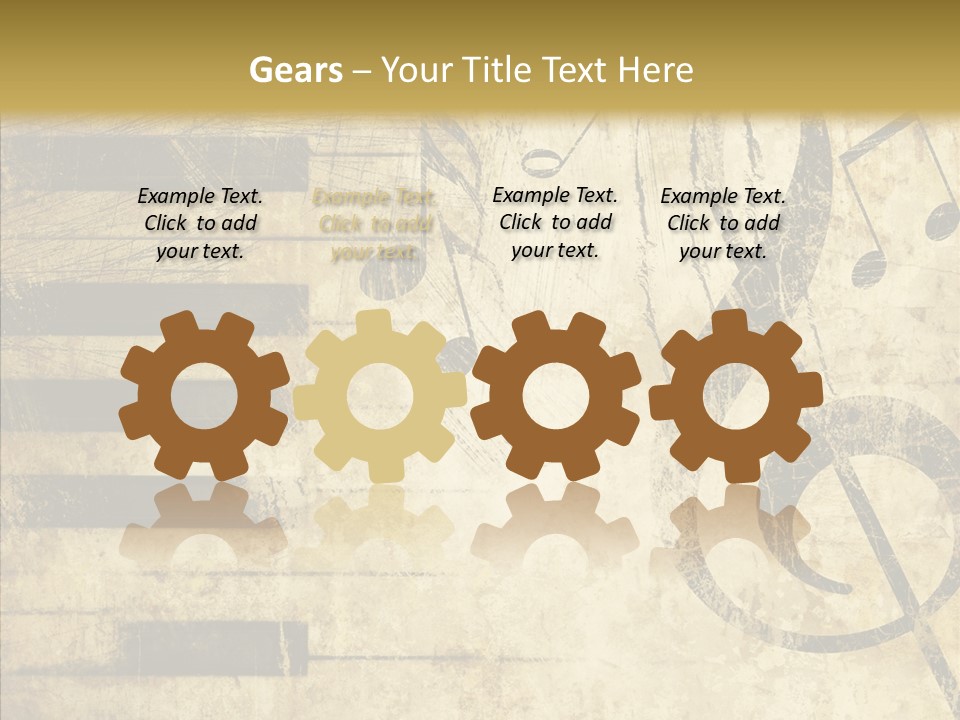 Grubby Lines Stripes PowerPoint Template