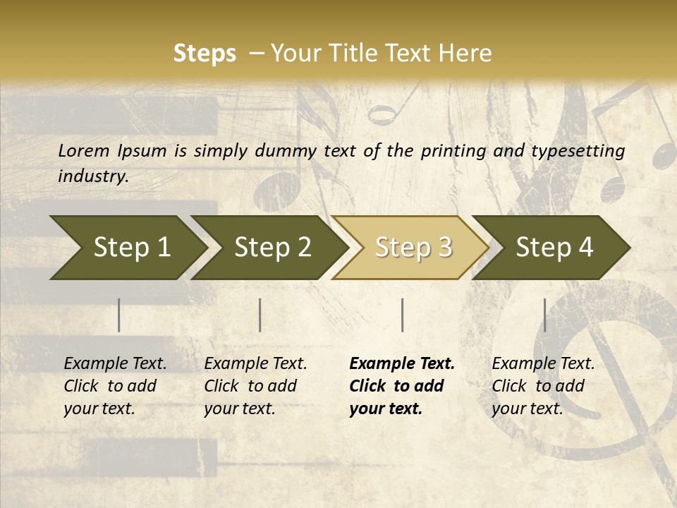 Grubby Lines Stripes PowerPoint Template