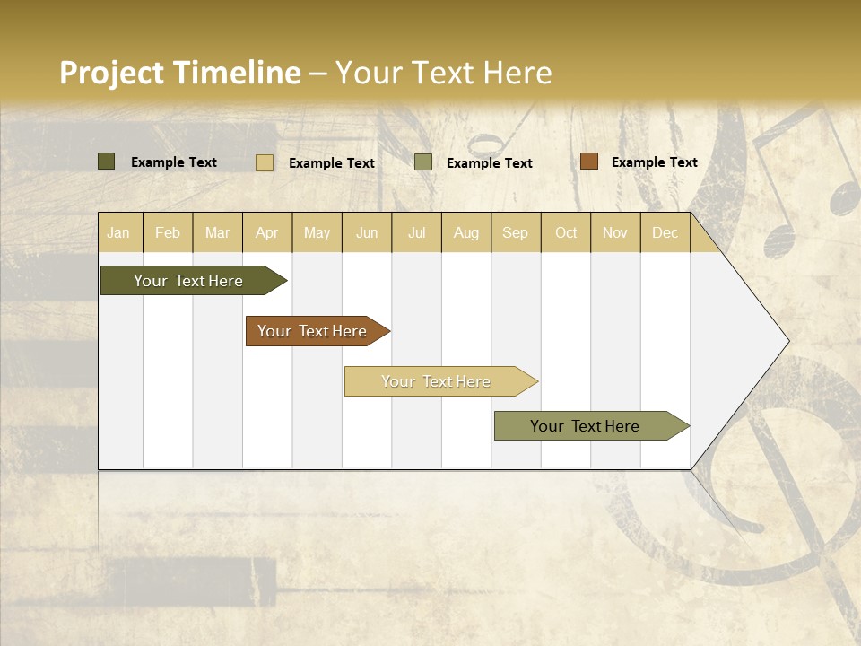 Grubby Lines Stripes PowerPoint Template