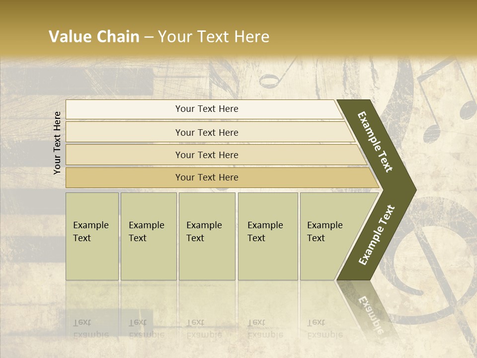 Grubby Lines Stripes PowerPoint Template