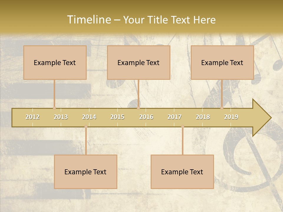 Grubby Lines Stripes PowerPoint Template