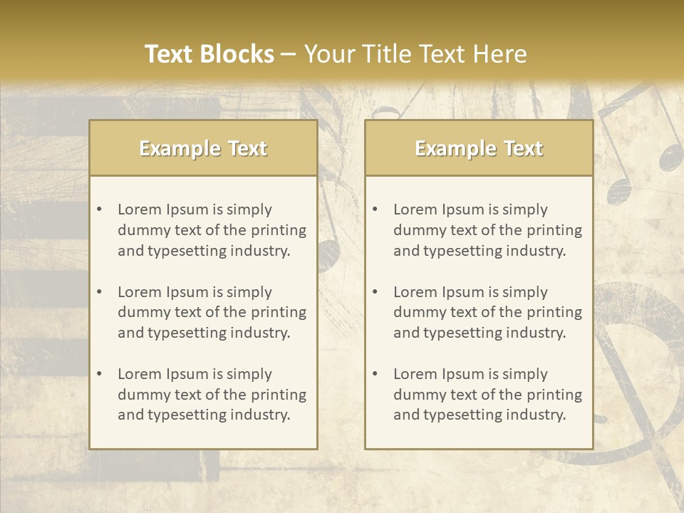 Grubby Lines Stripes PowerPoint Template