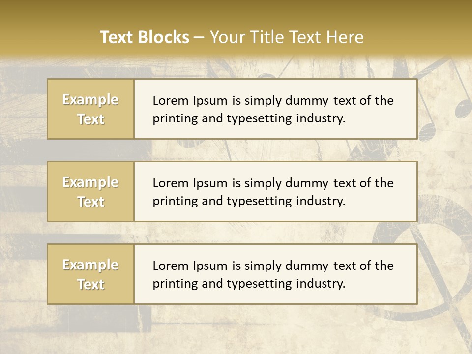 Grubby Lines Stripes PowerPoint Template