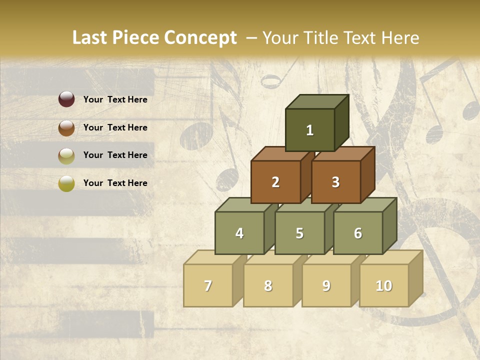 Grubby Lines Stripes PowerPoint Template