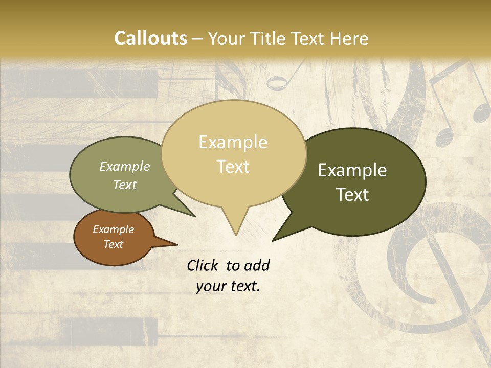 Grubby Lines Stripes PowerPoint Template