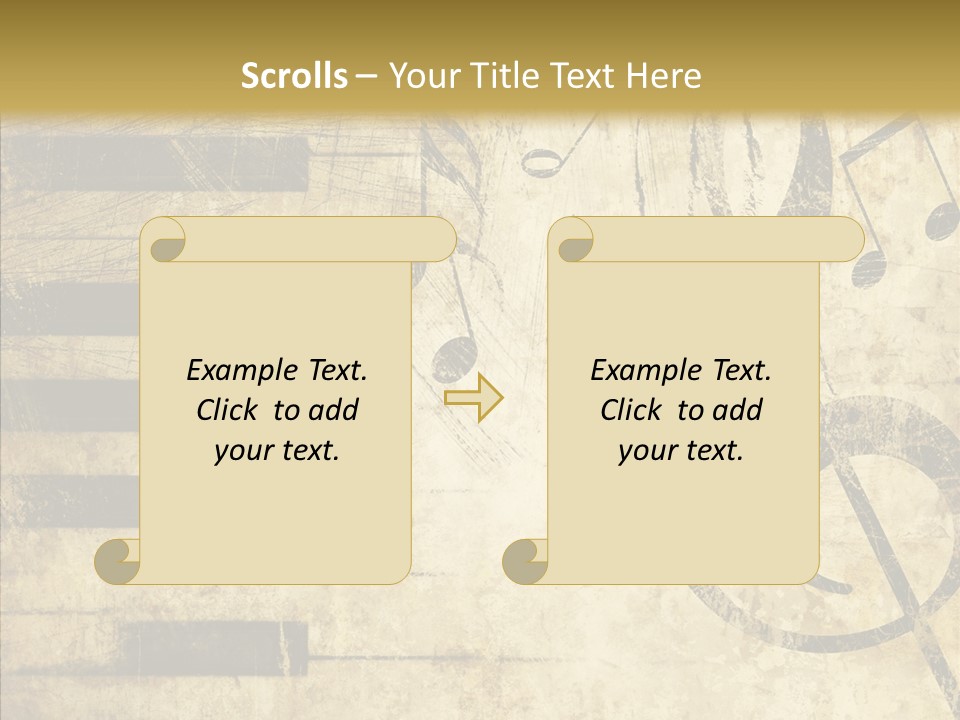 Grubby Lines Stripes PowerPoint Template