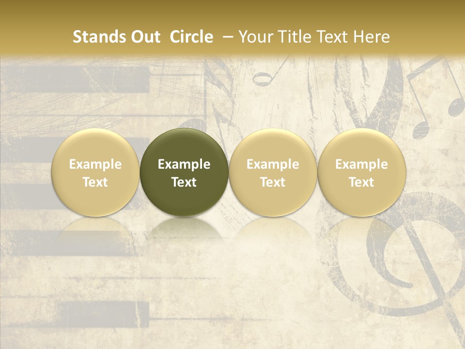 Grubby Lines Stripes PowerPoint Template