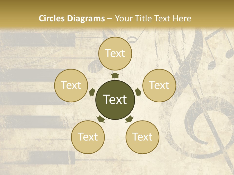 Grubby Lines Stripes PowerPoint Template