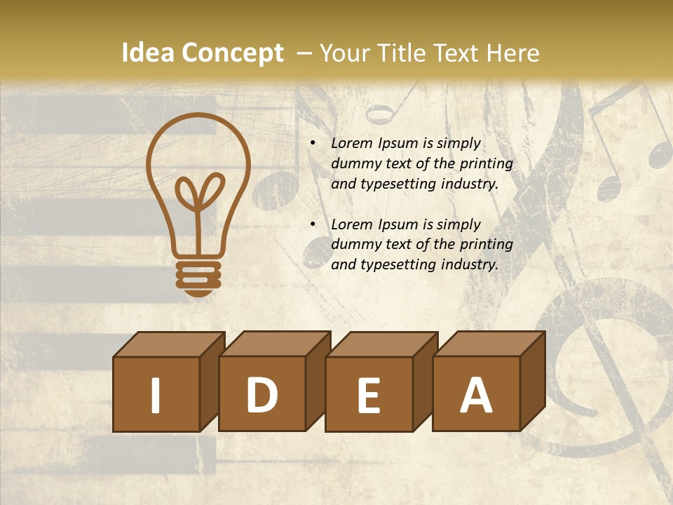 Grubby Lines Stripes PowerPoint Template
