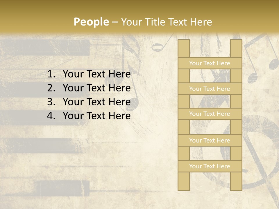 Grubby Lines Stripes PowerPoint Template