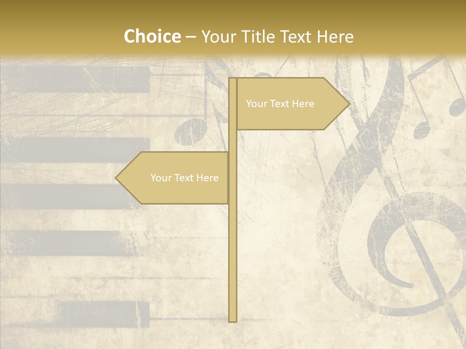 Grubby Lines Stripes PowerPoint Template