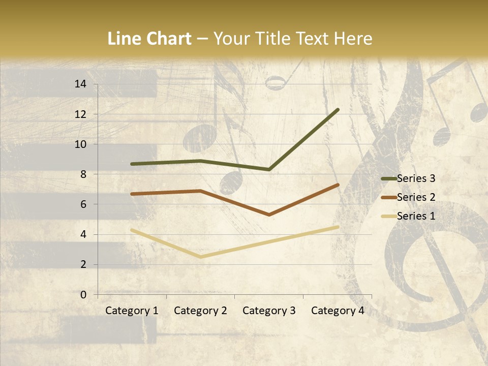 Grubby Lines Stripes PowerPoint Template
