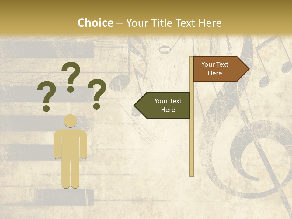 Grubby Lines Stripes PowerPoint Template