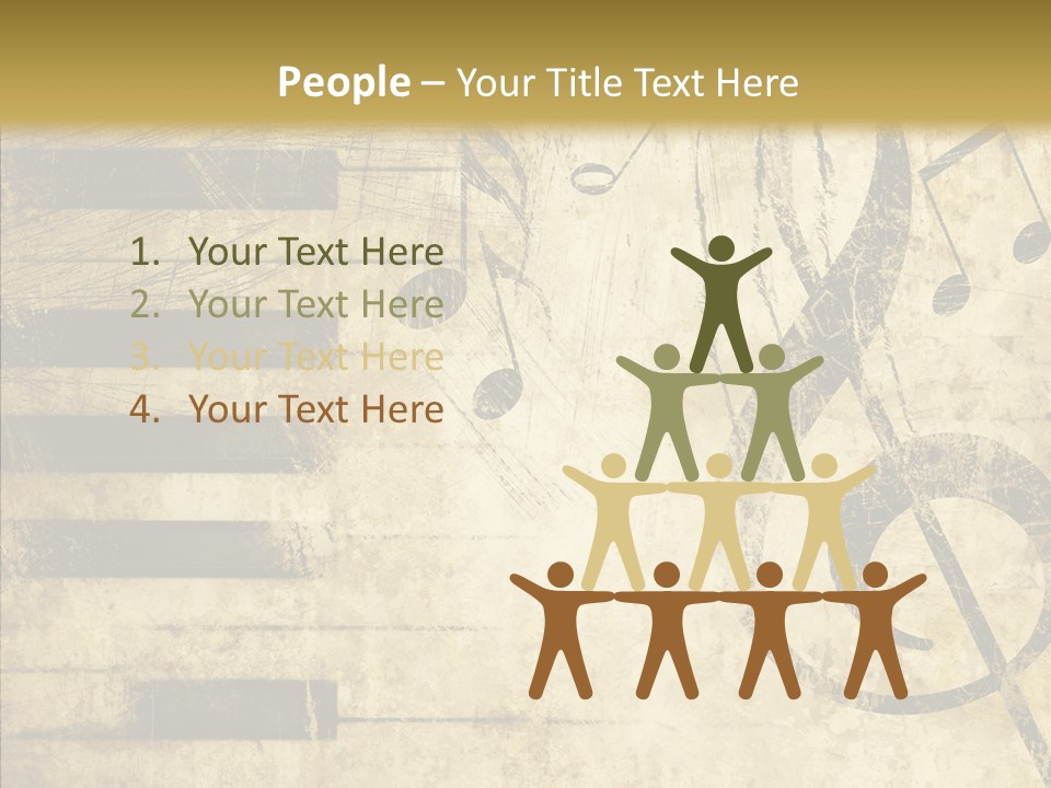 Grubby Lines Stripes PowerPoint Template