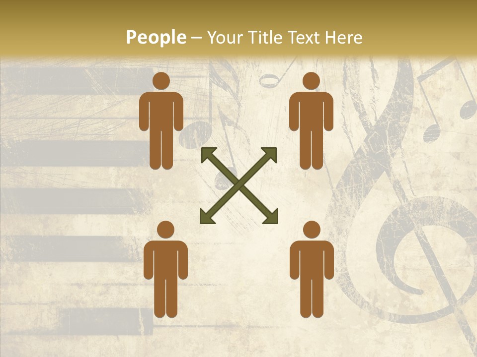 Grubby Lines Stripes PowerPoint Template