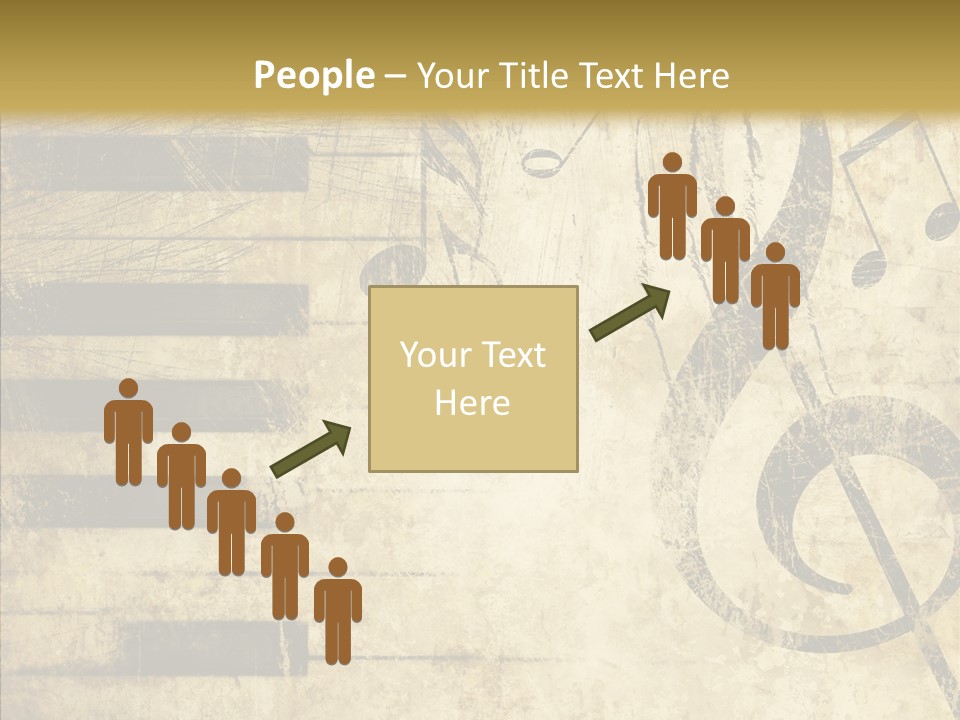 Grubby Lines Stripes PowerPoint Template