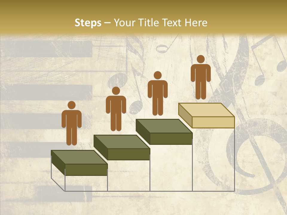 Grubby Lines Stripes PowerPoint Template