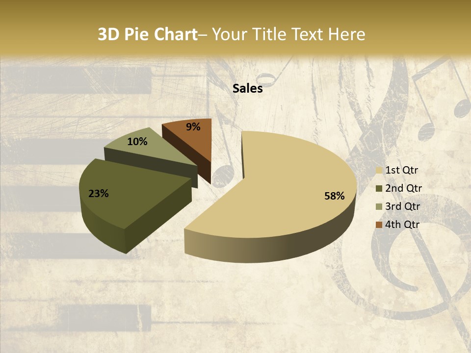 Grubby Lines Stripes PowerPoint Template
