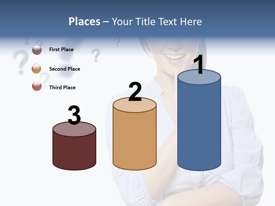 Brunette Solution Background PowerPoint Template