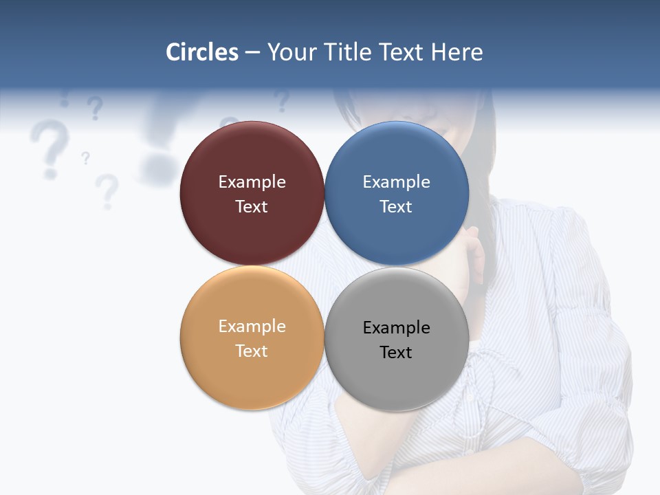 Brunette Solution Background PowerPoint Template