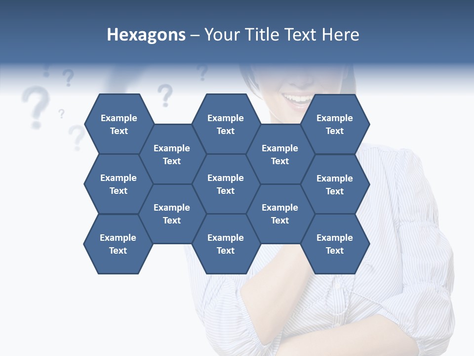 Brunette Solution Background PowerPoint Template