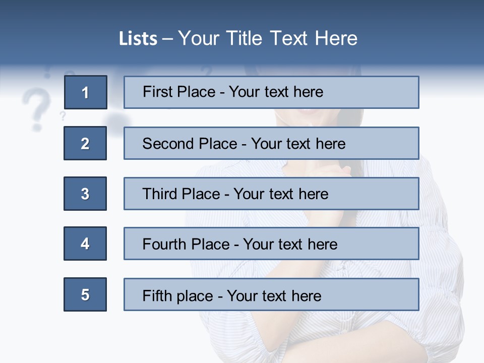 Brunette Solution Background PowerPoint Template