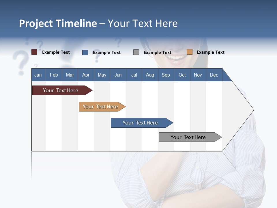 Brunette Solution Background PowerPoint Template