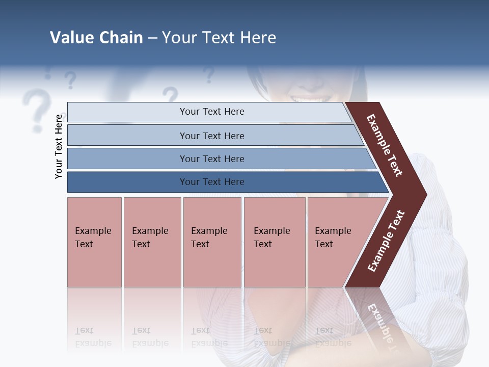 Brunette Solution Background PowerPoint Template