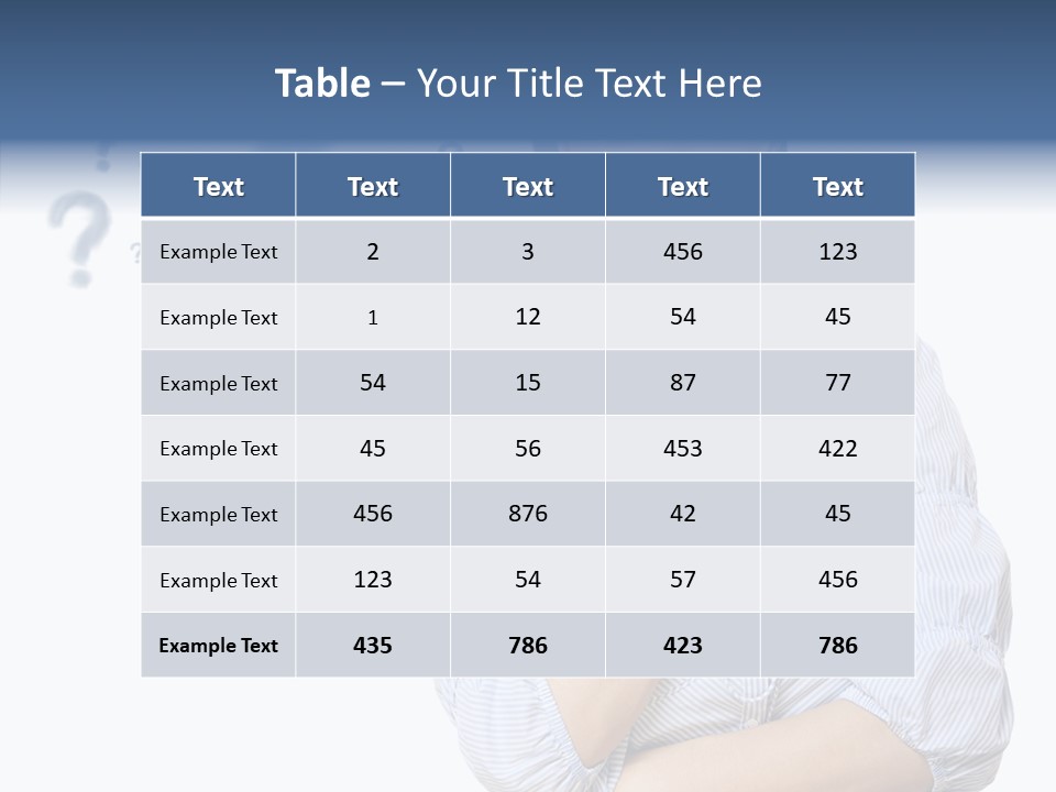 Brunette Solution Background PowerPoint Template