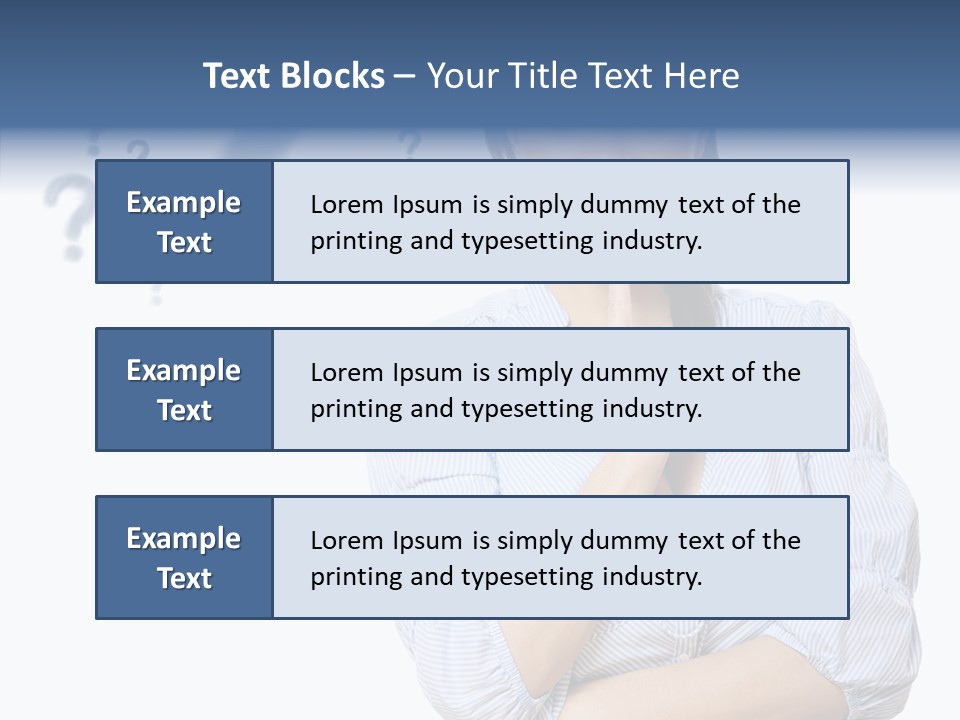 Brunette Solution Background PowerPoint Template
