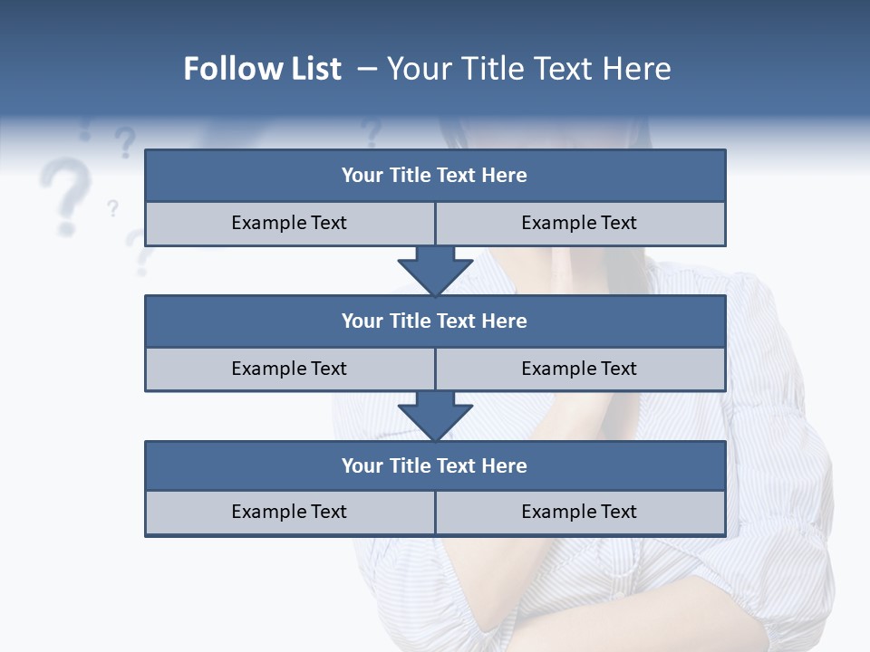 Brunette Solution Background PowerPoint Template