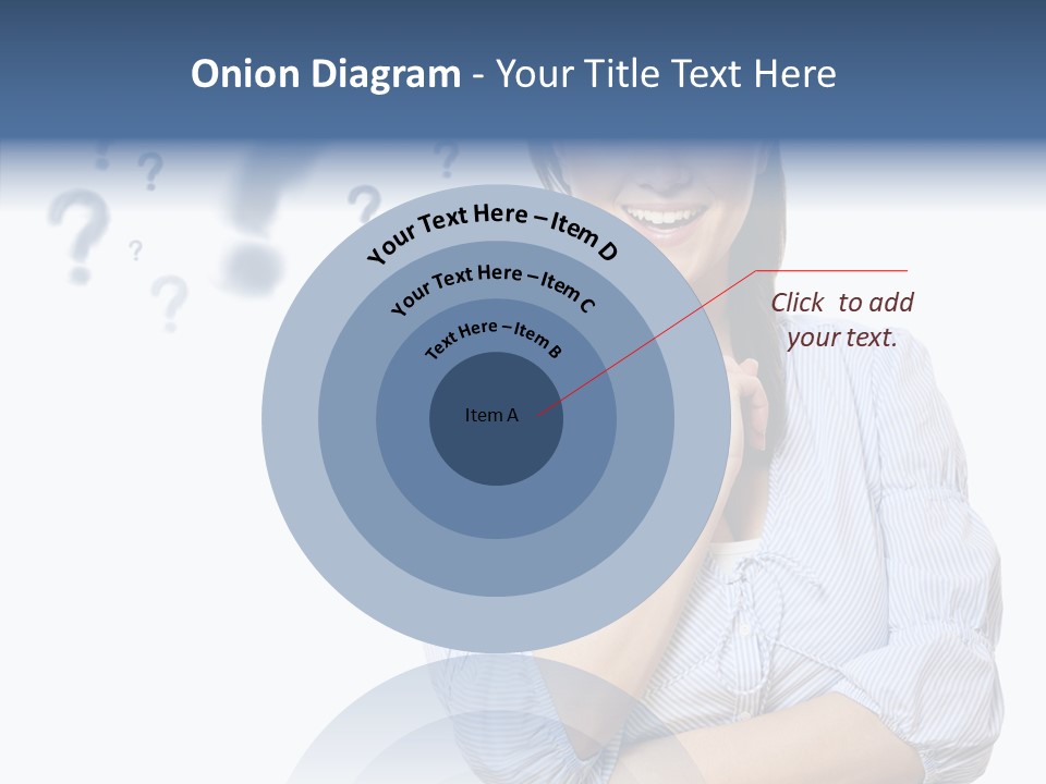 Brunette Solution Background PowerPoint Template