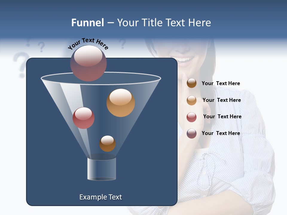 Brunette Solution Background PowerPoint Template