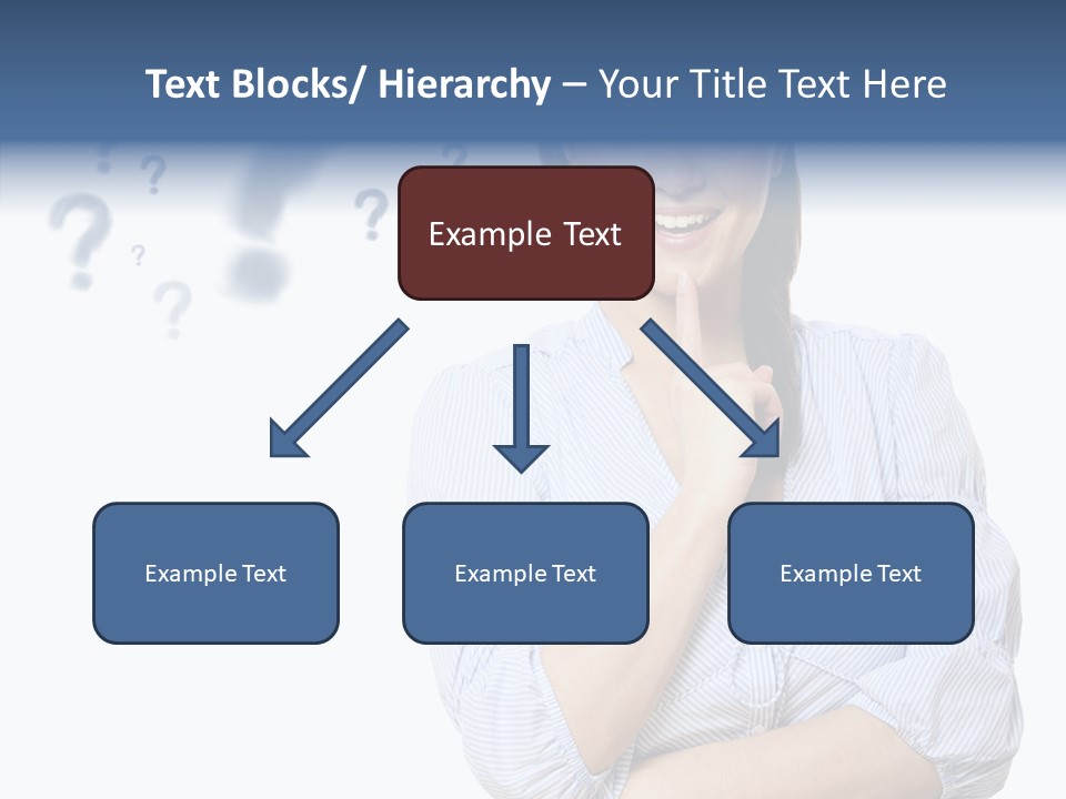 Brunette Solution Background PowerPoint Template