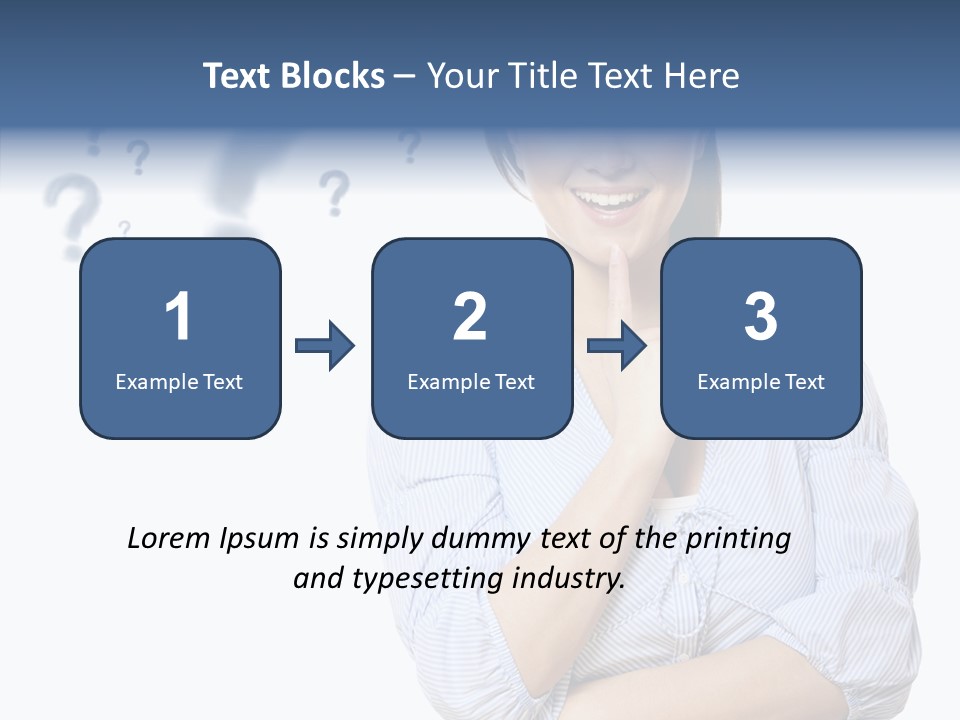 Brunette Solution Background PowerPoint Template