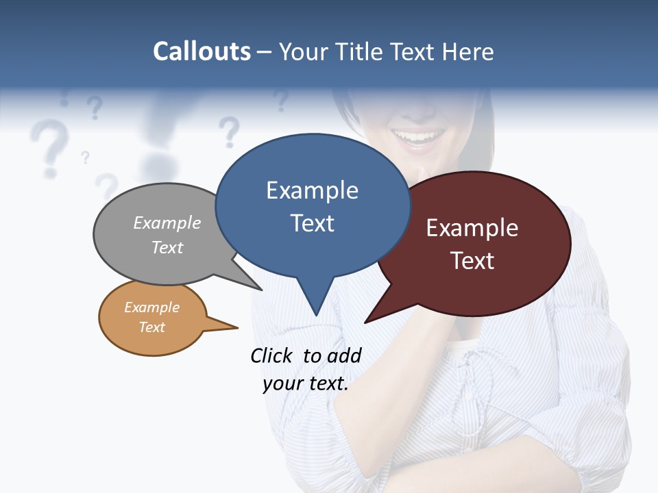 Brunette Solution Background PowerPoint Template