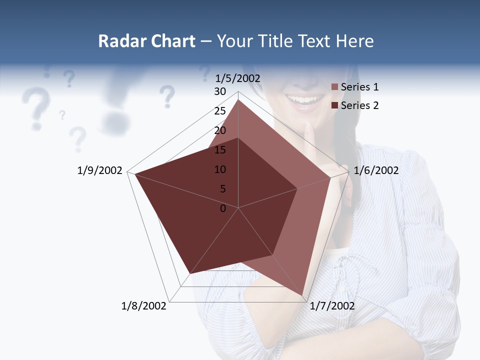 Brunette Solution Background PowerPoint Template