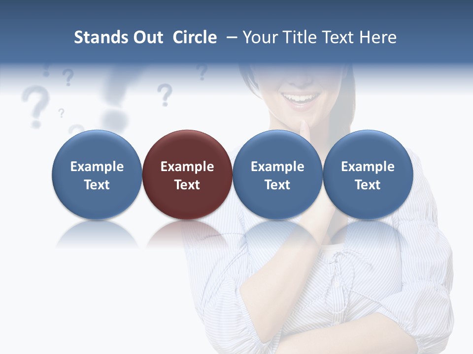 Brunette Solution Background PowerPoint Template