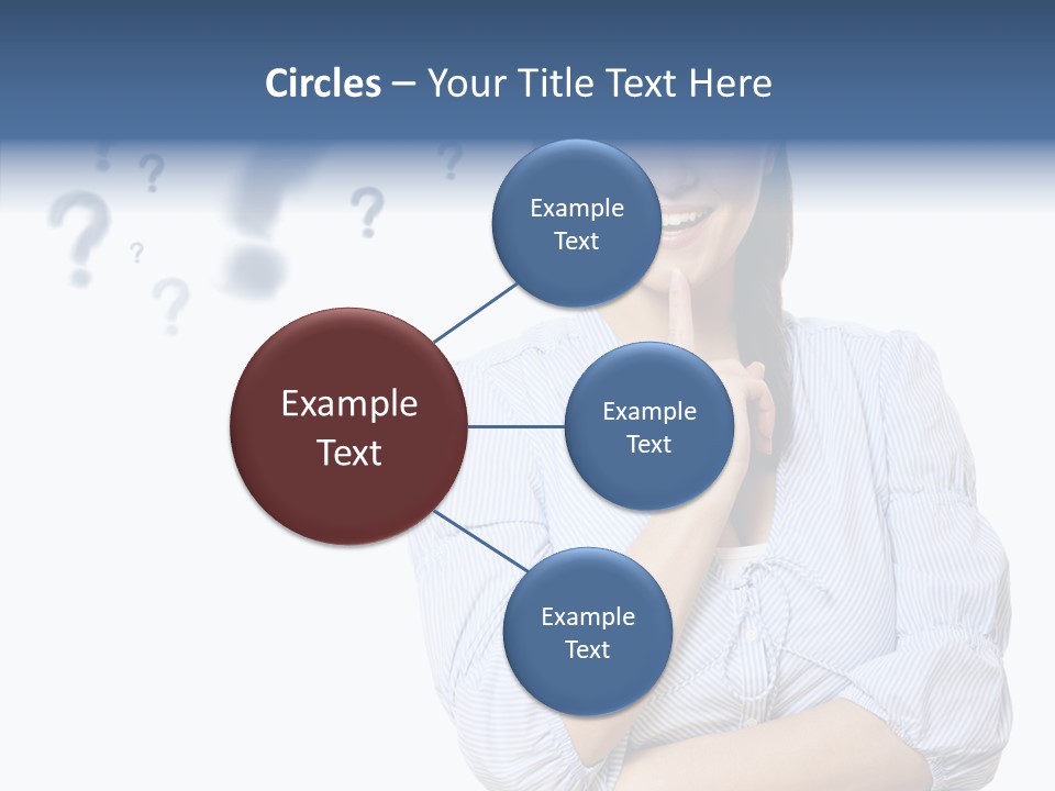 Brunette Solution Background PowerPoint Template