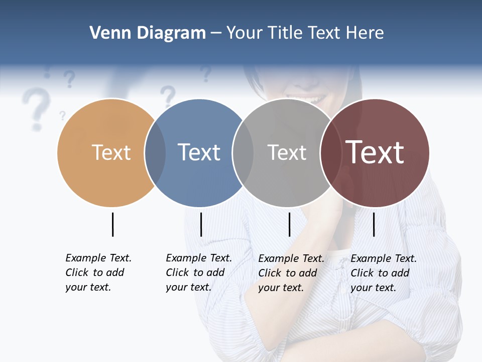 Brunette Solution Background PowerPoint Template