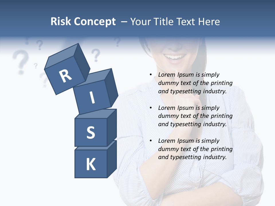 Brunette Solution Background PowerPoint Template