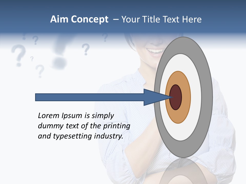 Brunette Solution Background PowerPoint Template