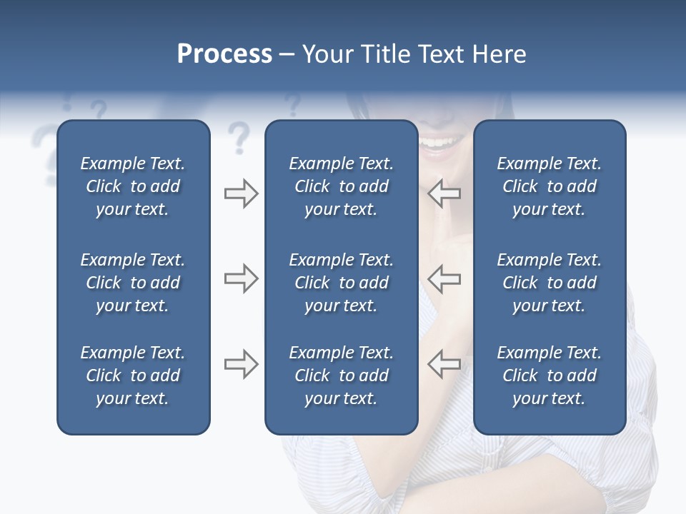 Brunette Solution Background PowerPoint Template