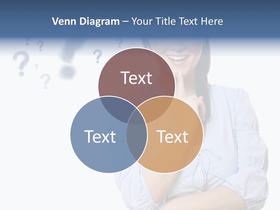 Brunette Solution Background PowerPoint Template