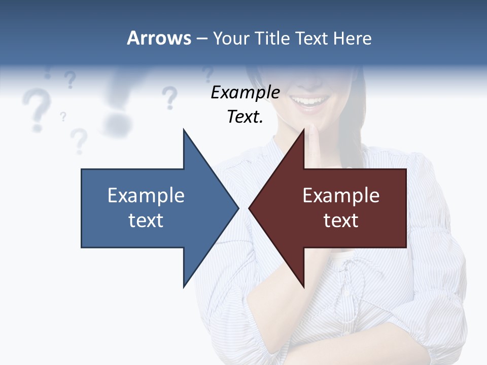 Brunette Solution Background PowerPoint Template