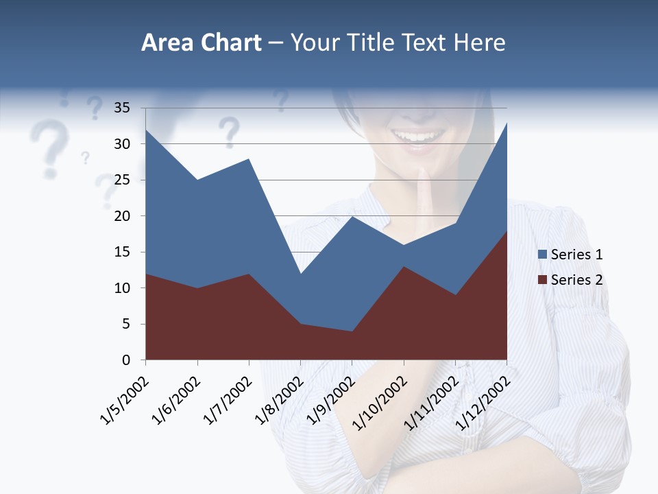 Brunette Solution Background PowerPoint Template