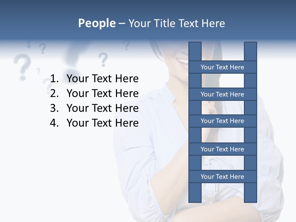 Brunette Solution Background PowerPoint Template